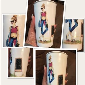Rongrong DeVoe “Juice Girl” Ceramic Tumbler